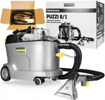 MOCNY ODKURZACZ PIORĄCY PUZZI 8/1 KARCHER NOWA SSAWKA DO PRANIA ZESTAW GOLD