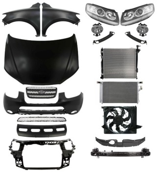 HYUNDAI SANTA FE 06-09 NÁRAZNÍK PAS KAPOTA BLATNÍK