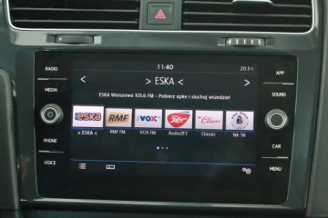 Volkswagen Golf VII Variant Facelifting 1.6 TDI-CR DPF BMT 115KM 2020 VW Golf 1.6 TDI, Salon Polska, Klima, Klimatronic, zdjęcie 9