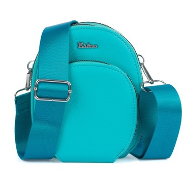TOREBKA KOPERTÓWKA DAMSKA ETUI NA TELEFON PORTFEL MINI LISTONOSZKA BLUE