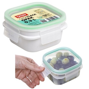 Pojemnik na jedzenie Lunch box hermetyczny Clic-Clack TATAY 300 ml