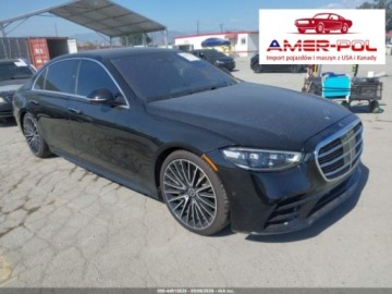 Mercedes Klasa S W223/V223 2022 Mercedes-Benz Klasa S 580 4matic, 2022r., 4x4, 4.0L 4.0 Hybryda 496KM