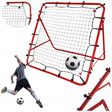BRAMKA REBOUNDER TRENINGOWA PIŁKARSKA RAMA TRENAŻER PIŁKI NOŻNEJ 100x100 cm