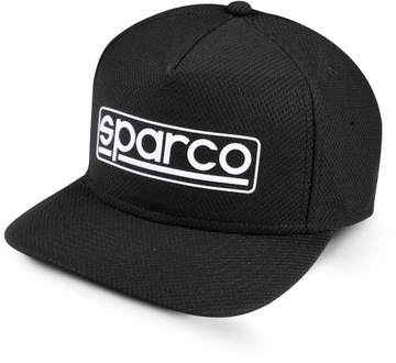 Czapka z daszkiem Sparco Stretch czarna