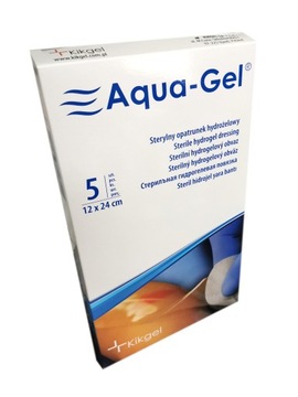 Aqua-gel opatrunek hydrożelowy oparzenia 12x24 cm 1 szt.