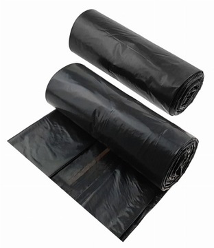Worki na śmieci LDPE 240L czarne a'10
