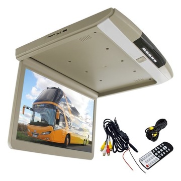 Monitor podsufitowy podwieszany FHD 17'' USB SD IR