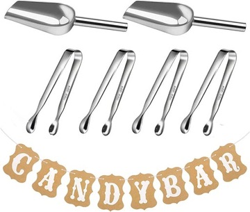 Candy Bar Zestaw urodzinowy 20x torebka+2x łopatka