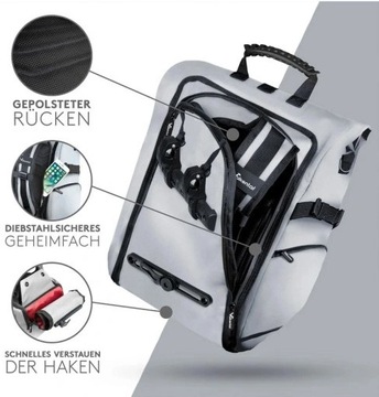 VALKENTAL VALKPRO 3in1 РЮКЗАК ВЕЛОСИПЕДНАЯ СУМКА 23 л красный