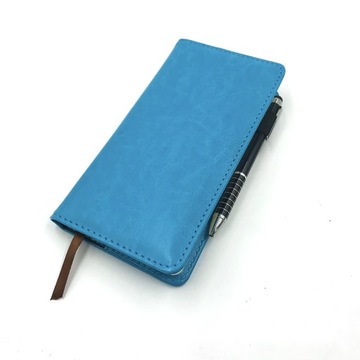 PU Leather A6 Pocket Notebook Day Weekly Planner