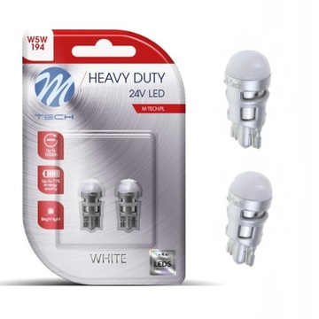Żarówka M-Tech LED W5W z diodami OSRAM 24V