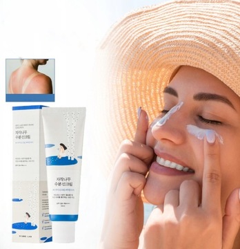 Krem ochrona UV do twarzy Round Lab Birch 50 SPF na dzień 50 ml