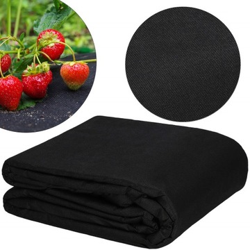 ТКАНЬ AGROTWOVEN 50г 1,6x5м ЧЕРНАЯ AGROTWOVEN UV ПЛОТНЫЙ КОВРИК ПРОТИВОсорняков