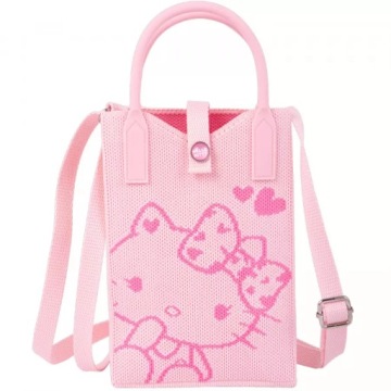 Міні сумочка на плече Hello Kitty рожева