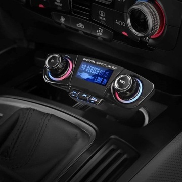 FM-ПЕРЕДАТЧИК BLUETOOTH 5.0 SD ЗАРЯДНОЕ УСТРОЙСТВО USB ЖК-дисплей