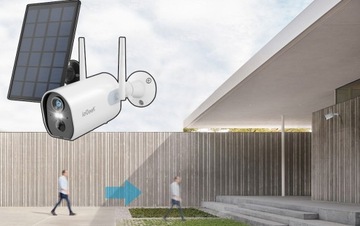 Kamera Zewnętrzna Solarna Bezprzewodowa WiFi FULL HD 2K 3MPx 4x Zoom 32GB