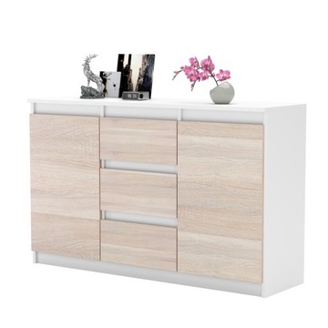 GOTOWA ZŁOŻONA Nowoczesna Komoda 120cm
