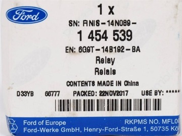 RELÉ MULTIFUNKČNÍ MONDEO S-MAX/GALAXY