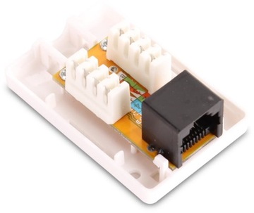 РОЗЕТКА НАВЕРХНЕГО МОНТАЖА GETFORT 1XRJ45 КАТ.6