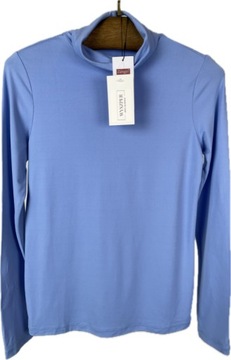 Golf damski niebieski gładki basic casual ZENGJO r. M