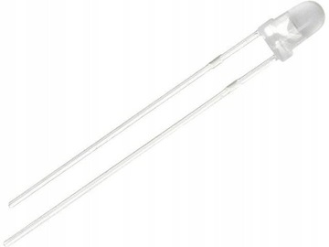 LED 3mm biały ciepły 30° x2szt