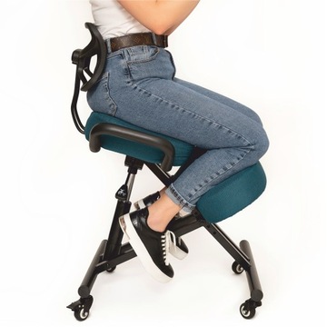 Fotel ergonomiczny do komputera klękosiad klęcznik do pracy i domu