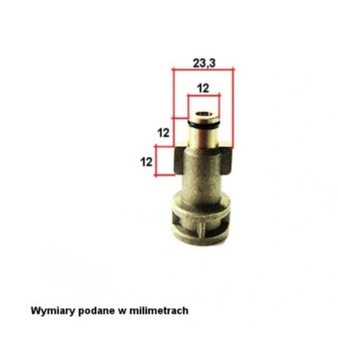 REDUKCJA BAYONET DO BOSCH ZŁĄCZKA WTYK
