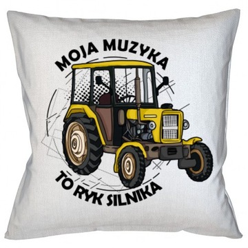 PODUSZKA UPOMINEK MOJA MUZYKA TO RYK SILNIKA