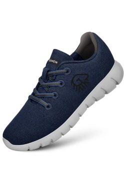 Giesswein Merino Runners męskie buty sportowe sneakersy niskie granatowe 43
