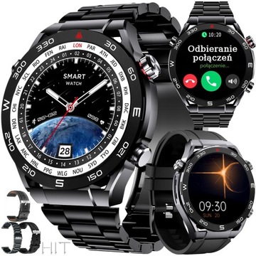ZEGAREK SMARTWATCH MĘSKI Z ROZMOWAMI Kompas A