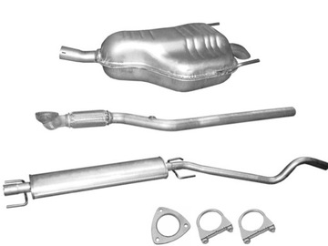 OPEL ASTRA 3 H 1.8 (92kW HATCHBACK COUPE) TŁUMIKI RURA USZCZELKA OBEJMY