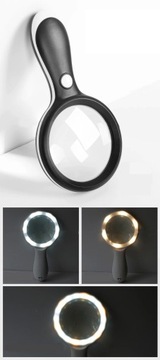 УЛУПА 10x С ПОДСВЕТКОЙ 18 LED