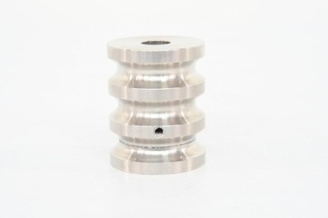 40x50mm, belt pulley/drive roller, stainless steel