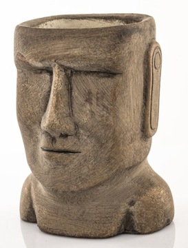 OSŁONKA NA DONICZKĘ GŁOWA TWARZ BETONOWA DONICZKA