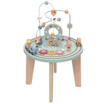 Tooky Toy Dřevěný stůl aktivit Montessori Motorická smyčka Tooky Toy