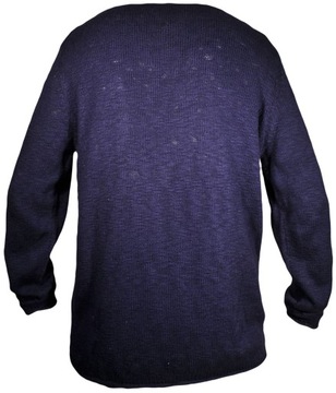 JACK&JONES sweter NAVY regular ROGER KNIT _ L