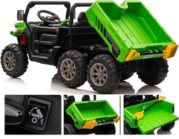 Jeep Farmer Truck Buggy 24V 4x4 автомобиль для батареи пилот кожа eva 2 человек