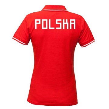 DAMSKA KOSZULKA POLO REPREZENTACJI POLSKI POLSKA