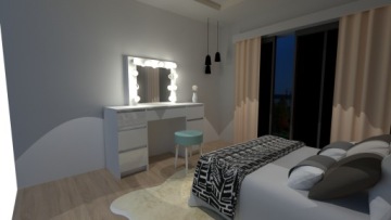 Косметичка TALETTE WHITE с зеркалом 12 LED vision BETI7