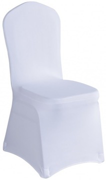 эластичные чехлы на стулья, белые, УНИВЕРСАЛЬНЫЕ