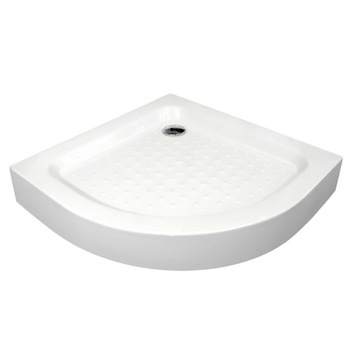 Brodzik prysznicowy półokrągły 90×90 z syfonem R 55 (15 CM)