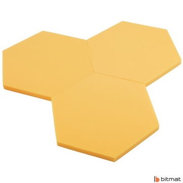 АКУСТИЧЕСКАЯ ПАНЕЛЬ ДЛЯ ДОМАШНЕЙ АУДИО СТУДИИ HEXAGON 3CM сотовая акустика