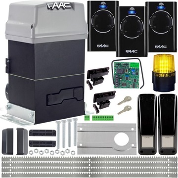 NAPĘD FAAC 746 W OLEJU 600KG 3xPILOT 5LISTWA LAMPA