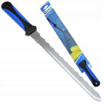 GEKO NÓŻ DO CIĘCIA WEŁNY STYROPIANU MINERALNEJ ZE STALI NIERDZEWNEJ 410mm