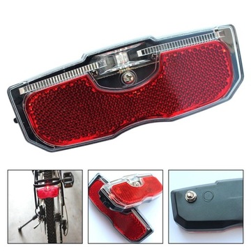 ЗАДНИЙ ВЕЛОСИПЕДНЫЙ СИГНАЛЬНЫЙ ОТРАЖАТЕЛЬ БЕЗ АККУМУЛЯТОРА