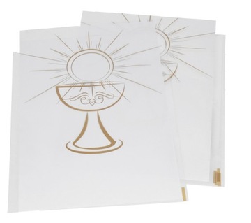 TOREBKA FOLIOWA PIERWSZA KOMUNIA ŚWIĘTA 5SZT CELOFAN