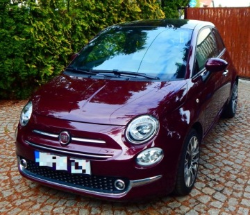 Fiat 500 II Seria 4 1.2 69KM 2020 Fiat 500 1.2 Star 2020 bogata unikatowa wersja bezwypadkowy, zdjęcie 1