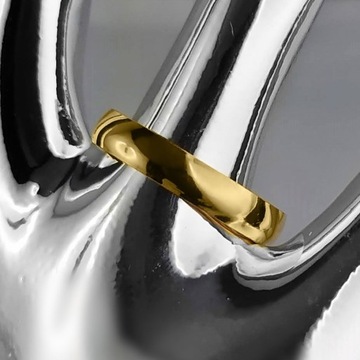 КО18 КЛАССИЧЕСКИЕ ОБРУЧАЛЬНЫЕ КОЛЬЦА, ПАРА ИЗ СТАЛИ 316