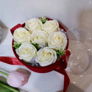 Цветочная Коробка Коробка Цветов Мыло Розы День Матери