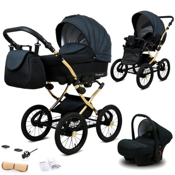 Wózek 3w1 dziecięcy spacerówka BabyLux Margaret